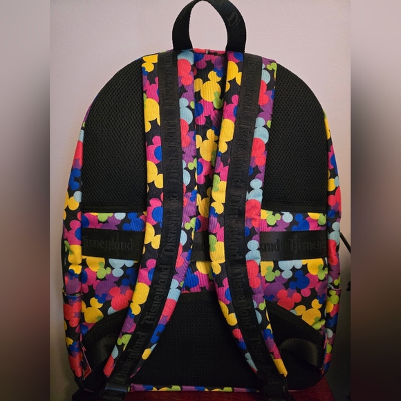 Disneyland Mickey Mouse Shiloutte Multicolor Backpack - Picture 4 of 4